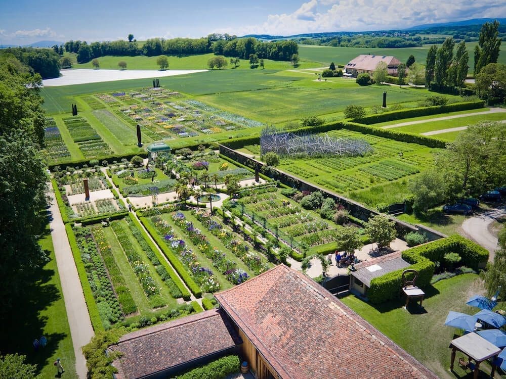 Pass de saison adulte chateau de vullierens4 vue arienne des jardins - Pass de saison adulte