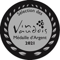 Médaille d'argent de la sélection des vins vaudois 2021.